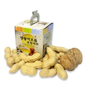 정월대보름 어린이집 부럼 세트 회사 복지관 포장 단체 선물 복주머니 피땅콩 구내식당 급식
