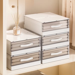 21세기트랜드 듀이 이불 정리함 다용도 리빙박스 2개 한세트