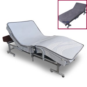 라꾸라꾸 이동식 공간활용 접이식 폴딩베드 등받이 전동침대 No8G 세탁커버 포함