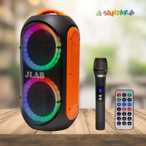 캠프박스 JP-120BL 이동식 충전식 휴대용 스피커 앰프 행사용 야외 충전 300W