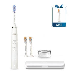 필립스 소닉케어 전동칫솔 칫솔모 세트 다이아몬드클린 9000 스페셜에디션 화이트