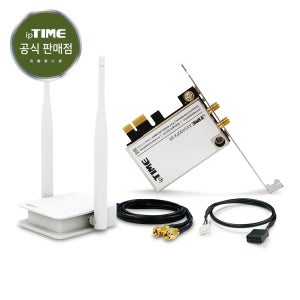 아이피타임 AX5400PX-6E 와이파이 무선 PCI-E 랜카드 AP 블루투스 5.2
