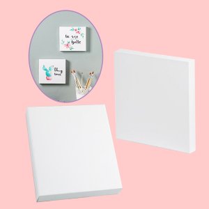 면천캔버스 무지 액자 가왁구 정사각형 직사각형 캔버스 20x20cm
