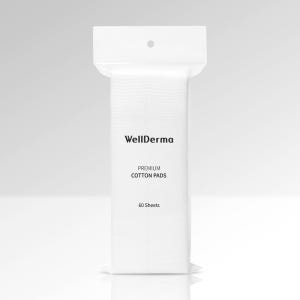 웰더마 지플러스 프리미엄 순면시트 화장솜 60매 100% 겹화장솜 쫀쫀압축 스킨케어에최적