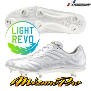 미즈노 프로 야구화 징스파이크 야구신발 화이트 11GM240001WT