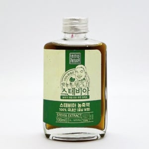 설탕 대신 스테비아 농축액, 첨가물 제로, 국내산 유기농산물 100%