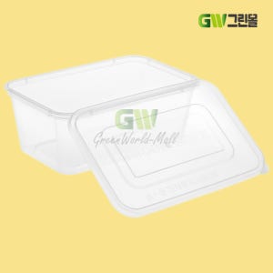 직사각 밀폐용기 N N900 500개 투명 / DS