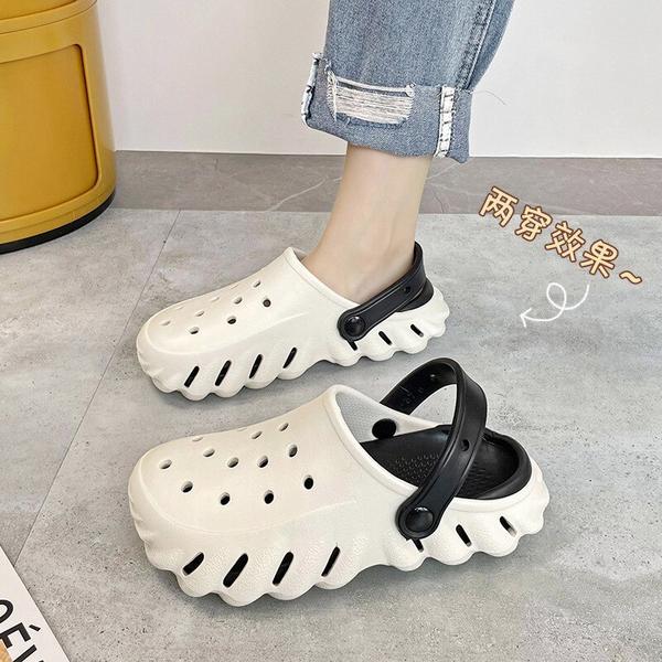 퀼트실내화 거실화 커플 Croc 남녀공용 정원 천실내화 사무실털실내화