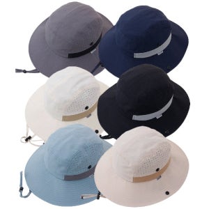 포인트 라인 타공 부니햇 등산모자 캠핑 낚시 정글모