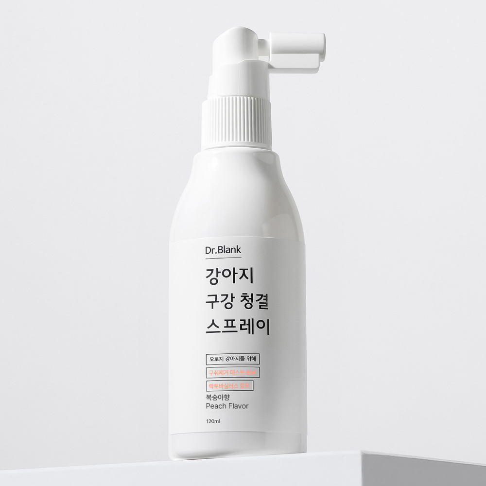 닥터블랭크 강아지 구강스프레이 입냄새제거 치석관리