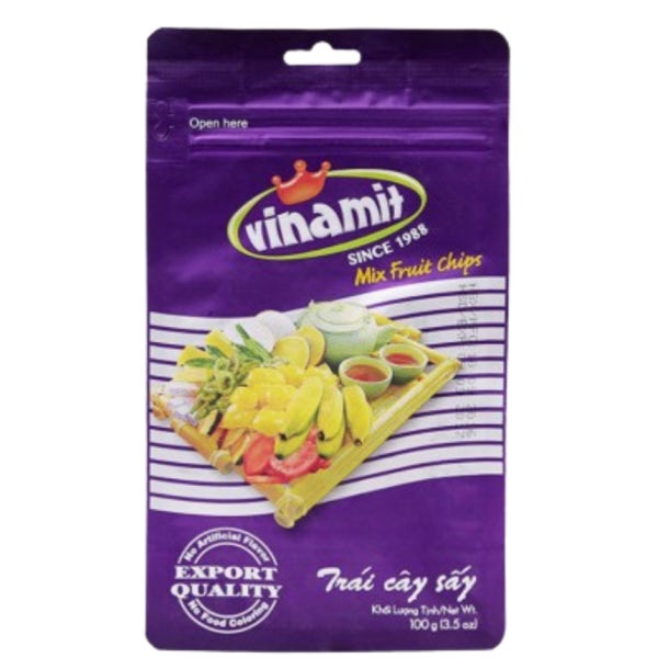 베트남 VINAMIT 잭 믹스 프룻 칩 비나밋 프루트 건조 말린 잭푸르트 과일칩