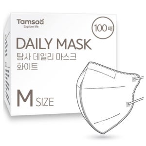 탐사 국내생산 데일리 컬러 마스크 새부리형 중형 (슬림핏) 100매 x 2박스