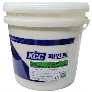 kcc 숲으로 방염페인트 무광투명 소방법방염 필증 제출용 교부 18L, 1개
