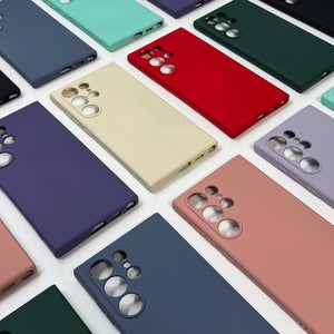 갤럭시s24울트라 케이스 실리콘 풀커버 슬림 엣지