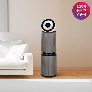 [혜택가 127만원대] LG 퓨리케어 오브제컬렉션 360˚ 공기청정기 AS354NS3A (강력탈취/UV살균/UP가전)
