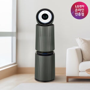 LG 퓨리케어 오브제컬렉션 360 공기청정기 AS354NG3A 네이처그린 (강력탈취)
