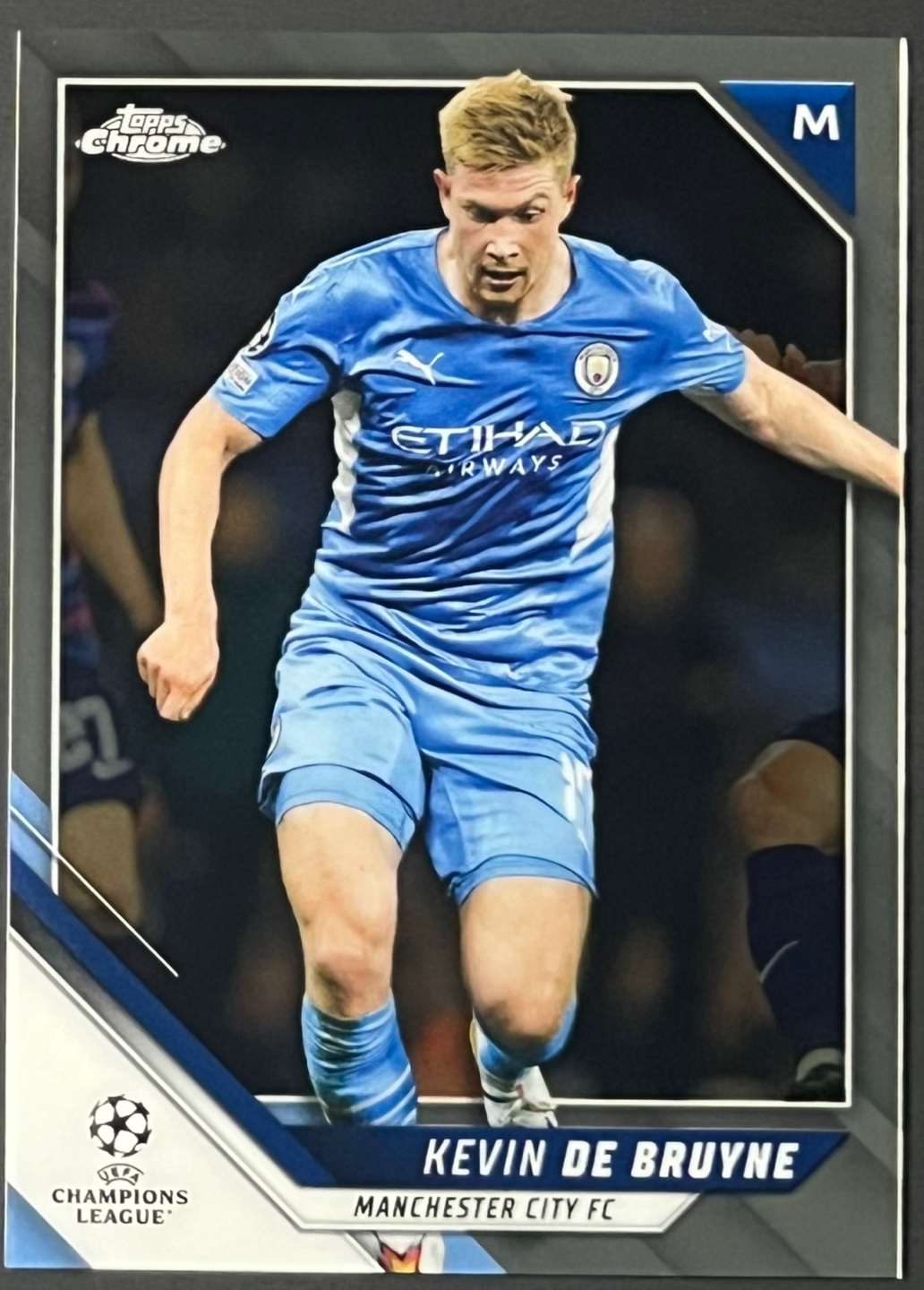 스포츠카드 2021-22 탑스 크롬 챔피언스리그 사커 케빈 더 브라위너 Kevin De Bruyne 축구카드 (맨체스터시티/EPL)