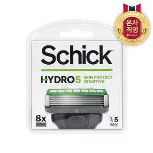 쉬크 하이드로 5중날 스킨 센서티브 날8입
