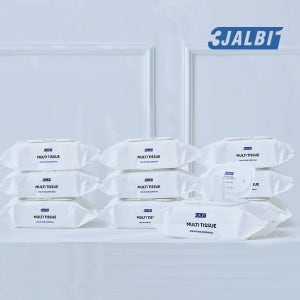 쓰리잘비 살균소독 알콜멀티티슈 60매, 10팩