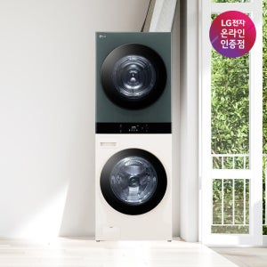LG전자 트롬 워시타워 오브제컬렉션 WL21EGN 25kg+21kg