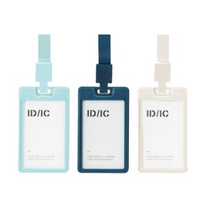 DELI 델리 아이디 카드 목걸이 홀더 세트 회사 공공기관 색상 랜덤