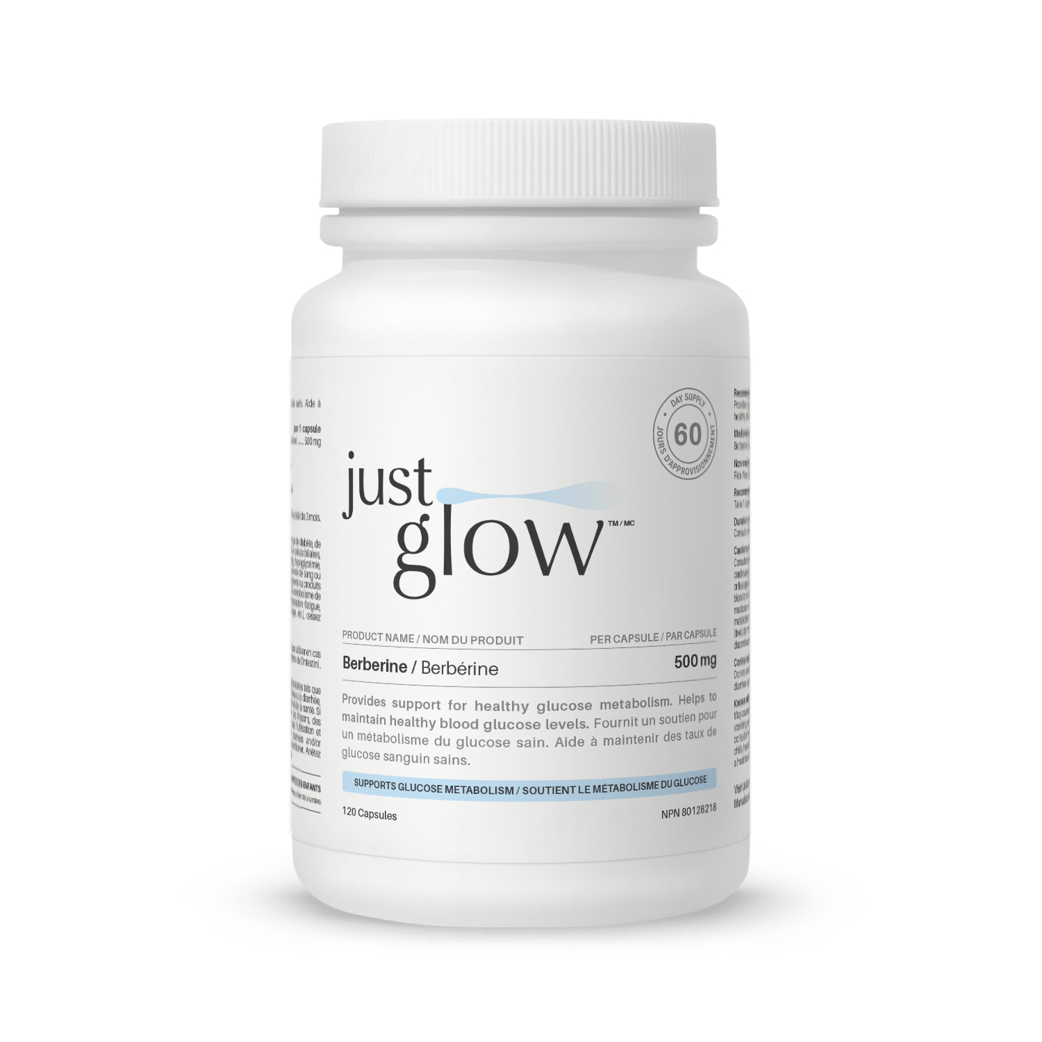 저스트글로우 베르베린 500mg 120캡슐, 1개