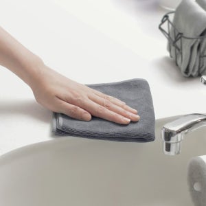 일본 마나 화장실 거울 물때 욕실 유리 청소도구 물기제거 극세사 타올 1P