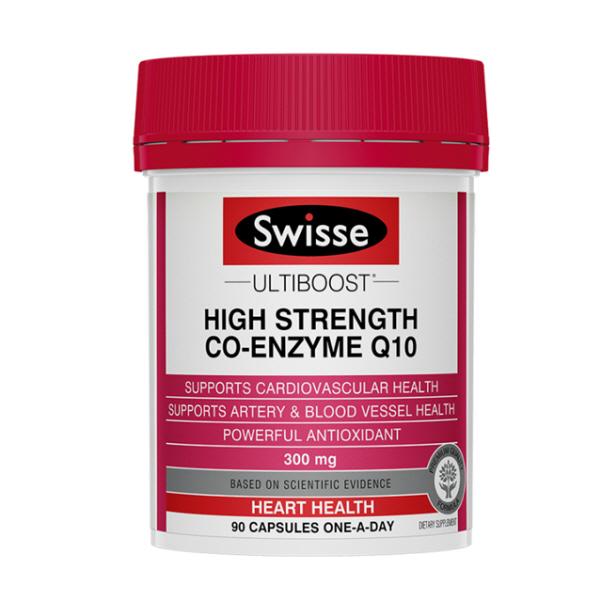Swisse 스위스 Co-Enzyme <b>Q10</b> 코<b>엔자임</b> 코큐텐 300mg 90정