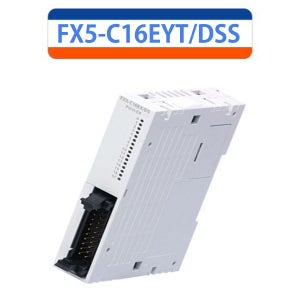 미쓰비시 FX5-C16EYT/DSS I/O 유니트 TR출력 16점 소스 증설커넥터타입