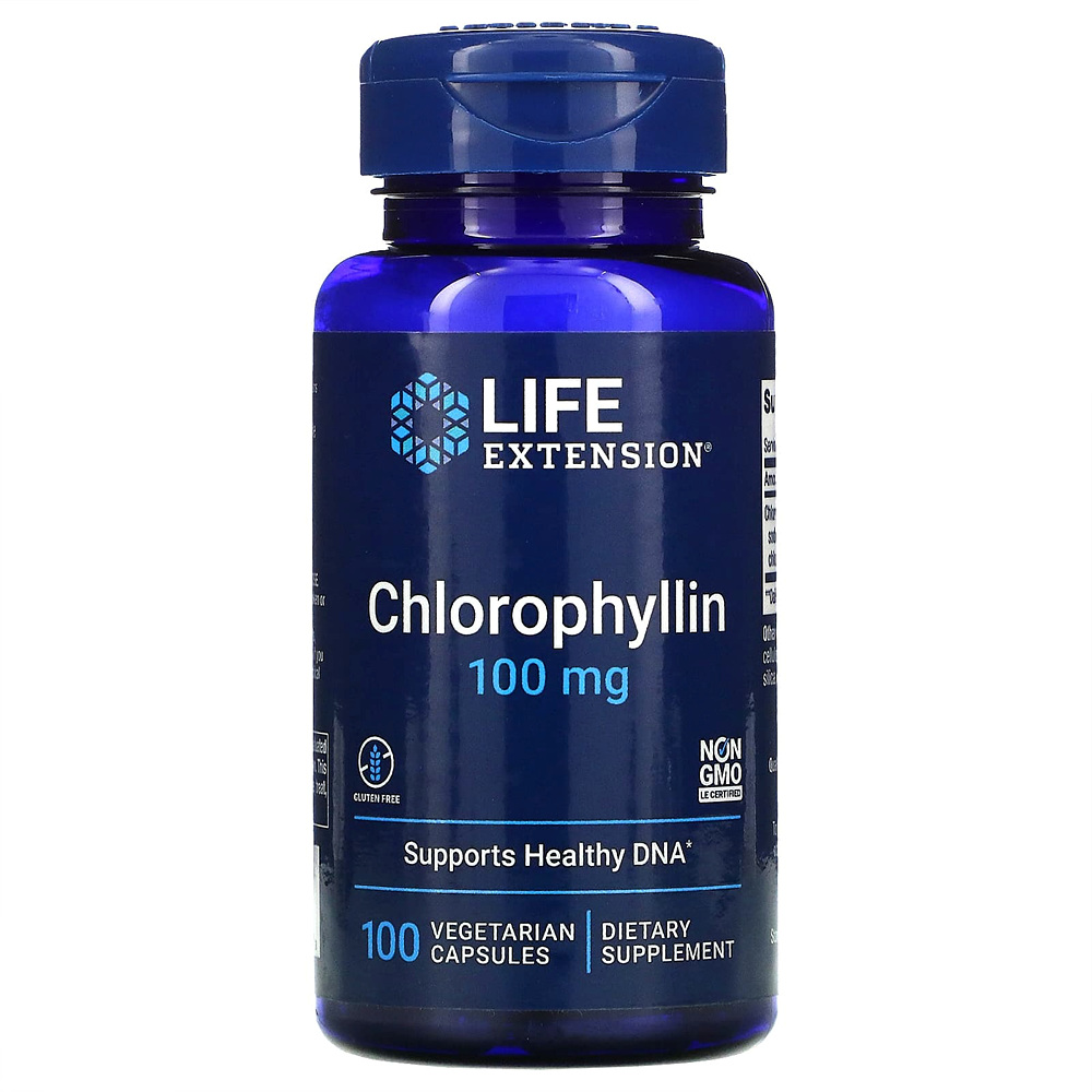 라이프 익스텐션 Chlorophyllin <b>클로로필린</b> 100mg 100베지캡슐