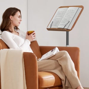 스탠딩 독서대 높이조절 회전 각도조절 북스탠드 책보면대 발표대 -50cm