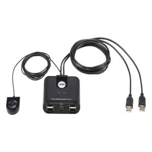 ATEN KM스위치 USB 공유 허브 컴퓨터 본체 2대 키보드 선택기 IT-US224
