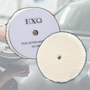 EXQ 단모 폴리싱 패드 듀얼 광택기 양모 초벌 컷팅패드 125mm