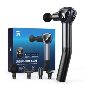 렌포 마사지건 리치 전신 어깨 종아리 무선 미니 진동 경량 마사지기 REACH R-C007