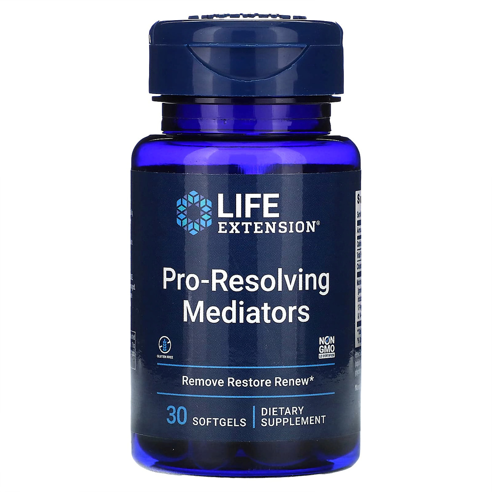 라이프 익스텐션 Pro-Resolving Mediators 30소프트젤 마린 리피드