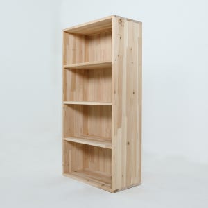 베르데퍼니처 공간깡패 무도장 4단 원목 공간박스 수납장 칼라박스 나무상자 600