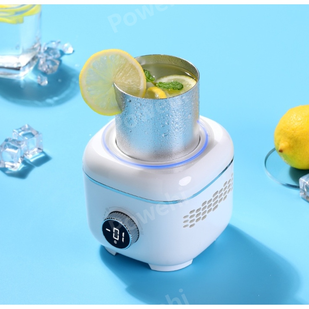 냉동 컵 얼음 음료 기계 미니 냉각 냉온수 컵