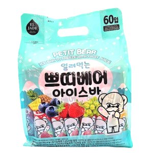 코스트코 엘제이드 얼려먹는 쁘띠베어 아이스바 2100ML [35ML X 60개] 샤베트