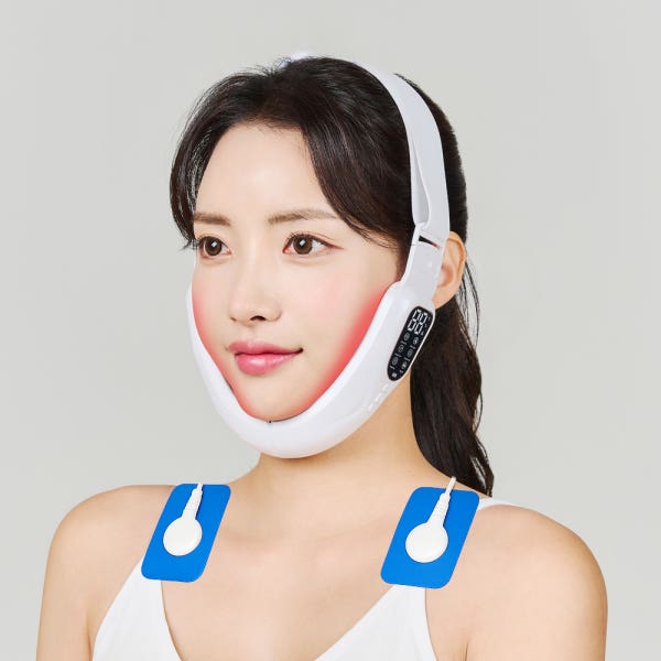 모드샷 얼굴 마사지기 윤곽관리 EMS 기계 브이라인 고주파 진동 턱살 뷰티디바이스