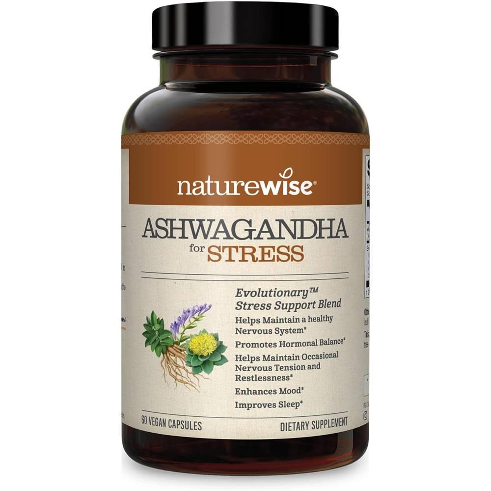 <b>네이처와이즈</b> 아슈와간다 가바 Naturewise Ashwagandha GABA 60캡슐