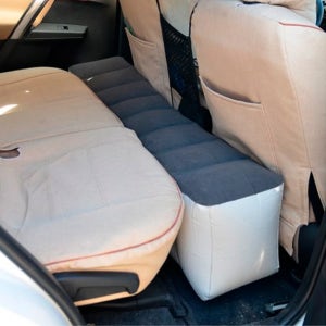 카니발 발받침 에어쿠션 뒷좌석 어린이 발판 차량용