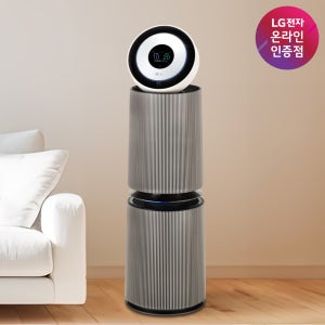 [혜택가 112만원대] LG 공식판매점 퓨리케어 오브제컬렉션 360 공기청정기 AS334NS3C (강력탈취/UV팬살균/UP가전)