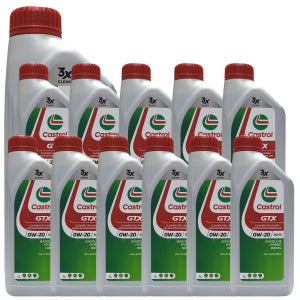 캐스트롤 GTX SQ C5 0W20 1L x 12개 1박스 가솔린 하이브리드 디젤 겸용 100% 합성 엔진오일 API SQ & ACEA C5