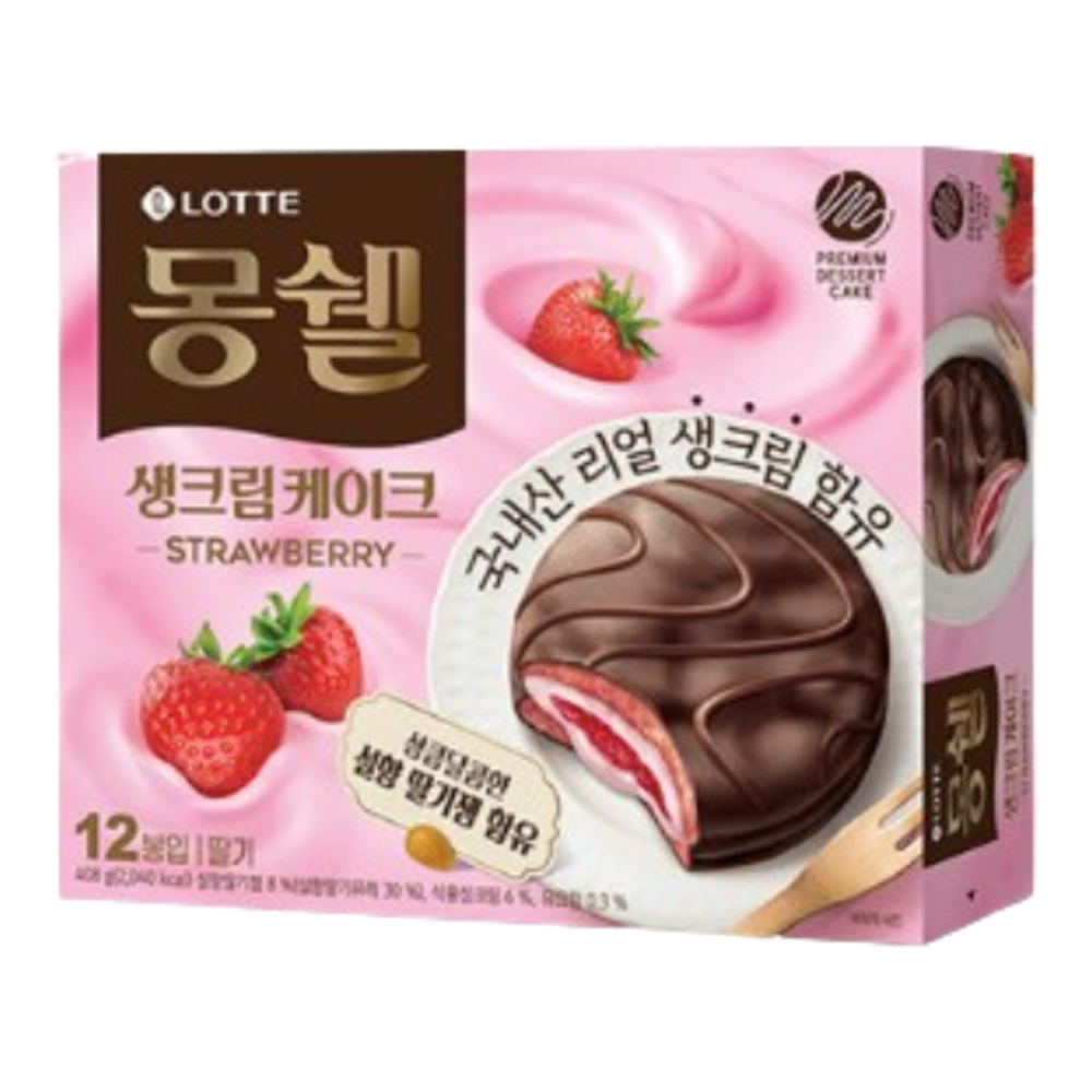 롯데 몽쉘 딸기생크림케이크