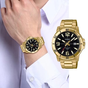 백화점AS가능 카시오 빈티지 다이버 시계 MTP-VD01G-1BVDF 방수 지코스모 제품