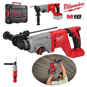 milwaukee 베어툴 일자형 충전해머드릴 (26mm) M18 SDS-plus BLHACD26-00 (18V 본체만) 3-MODE/로터리 함마드릴