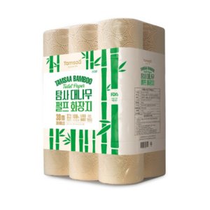 탐사 대나무 펄프 화장지 3겹 30m, 30롤
