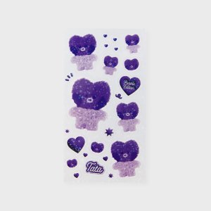 라인프렌즈 BT21 TATA Purple of Wish Edition 미니니 스티커