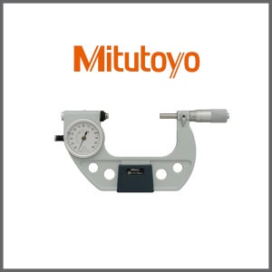 미쓰도요 510-124 지시 마이크로미터 다이얼타입 앤빌수축버튼 왼쪽 75-100mm 0.001mm IDM-100R MITUTOYO