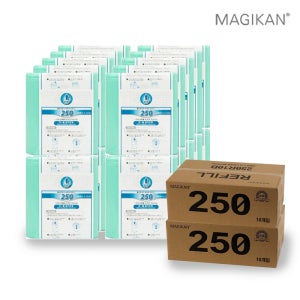 매직캔 휴지통 리필봉투 250리필 10개+10개